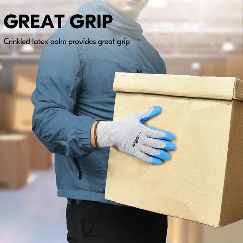 GardenGrip Latex-Coated Work Gloves