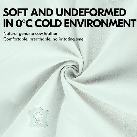 DriverLuxe Lined Cow-Grain Leather Work Gloves