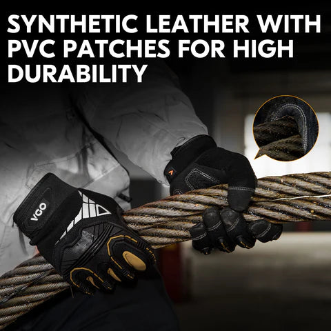 DexPro Heavy-Duty Synthetic Mechanic/Rigger Gloves