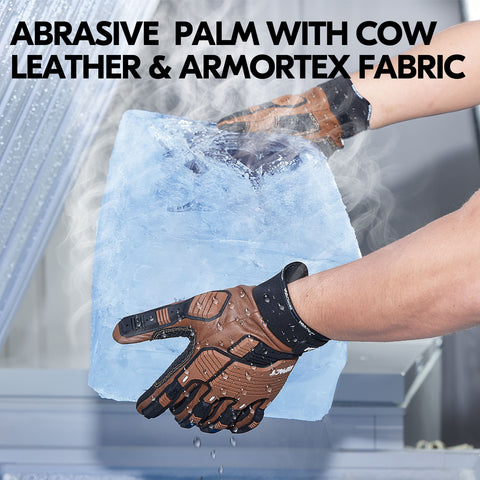 ImpactHide Cow Leather Impact Work Gloves