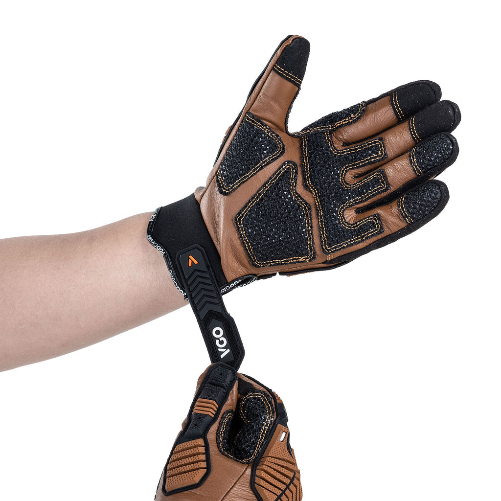 ImpactHide Cow Leather Impact Work Gloves