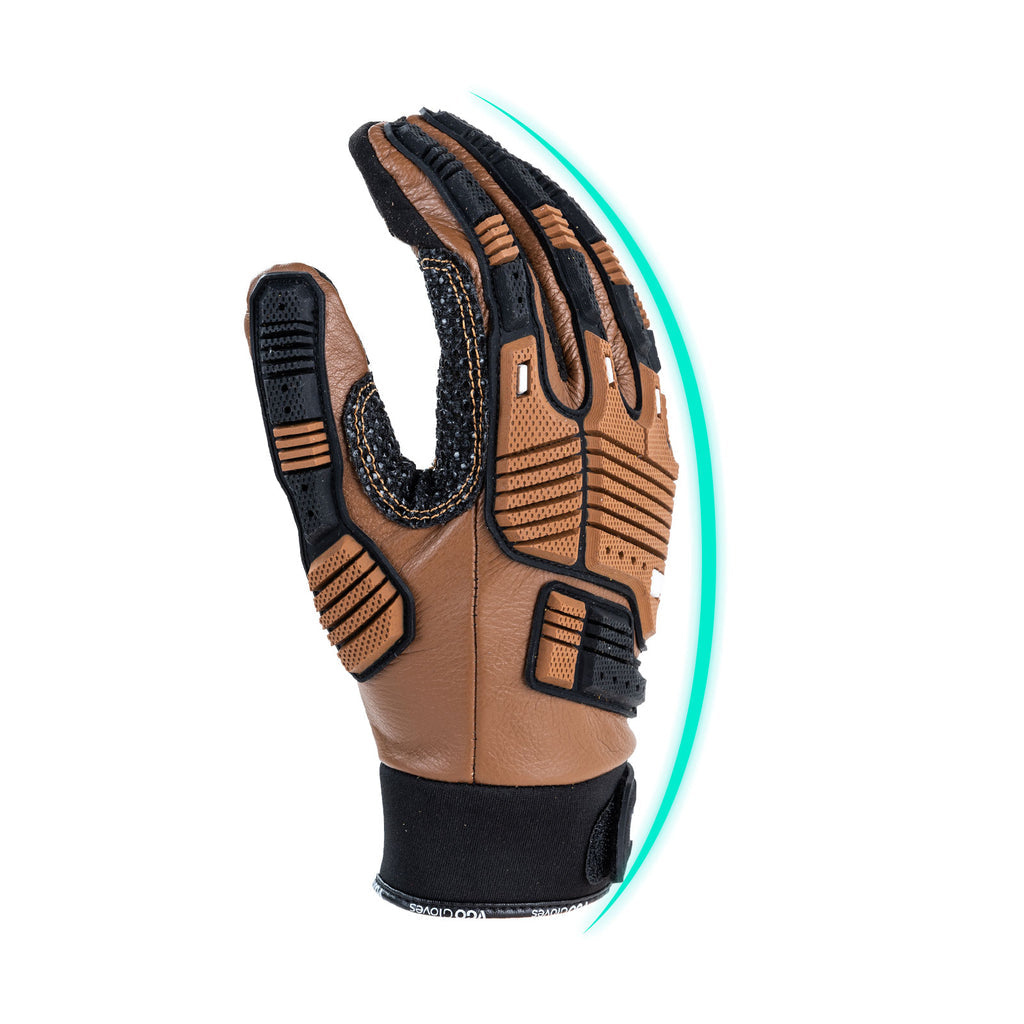 ImpactHide Cow Leather Impact Work Gloves