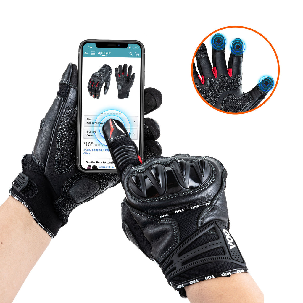 RoadArmor Full-Finger Motorcycle Gloves
