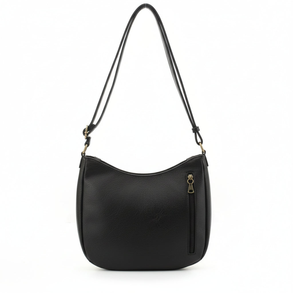 Whipstitch Hobo Shoulder Bag