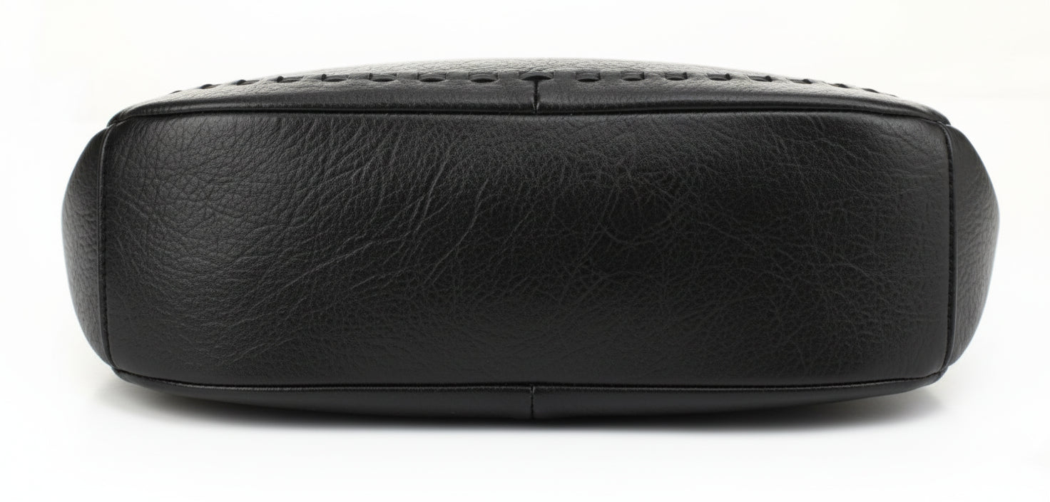 Whipstitch Hobo Shoulder Bag