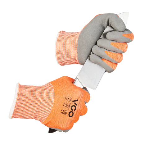 CutGuard ANSI Level 3 Cut-Resistant Latex Work Gloves